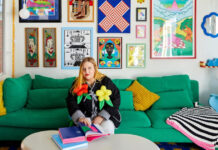 Ένα γεμάτο χρώμα και patterns διαμέρισμα, που σίγουρα προκαλεί χαρά