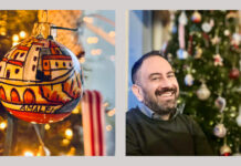 Ο Pablitos γέμισε το χριστουγεννιάτικο του δέντρο με στολίδια από την Ευρώπη