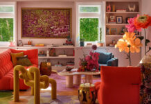 Μέσα σε ένα πολύχρωμο, funky σπίτι με δικό του… σινεμά!