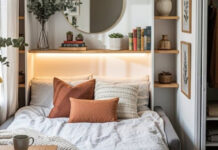 Ένας πολύ μικρός χώρος μπορεί να γίνει ένα λειτουργικό υπνοδωμάτιο!