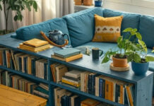 Πώς να βάλεις βιβλία σε ένα (πολύ) μικρό σαλόνι