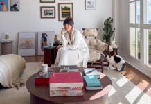 Ένα διαμέρισμα για καλή ζωή, με τέχνη, φίλους και καλή ενέργεια