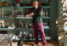 Μέσα στο πολυεπίπεδο στούντιο του σχεδιαστή Hubert Zandberg στο Notting Hill