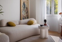 Μια σειρά από καμπύλες συνέθεσε ένα φανταστικό διαμέρισμα στο Μιλάνο