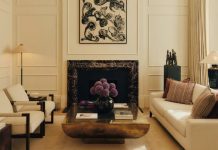 Η designer Rosie Gangar μετέτρεψε ένα απογυμνωμένο σκελετό κτηρίου σε μια κατοικία με βάθος και χαρακτήρα