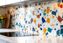 2 λόγοι να επιλέξετε το terrazzo για backsplash στην κουζίνα